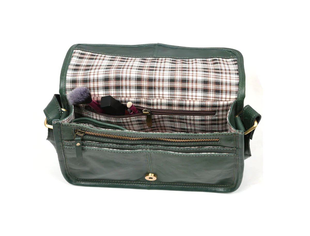 Calgary Leather Cross Body Bag - www.Shopthatapp.com