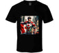 Black Canada superhero shirt featuring a heroic character holding the Canadian flag