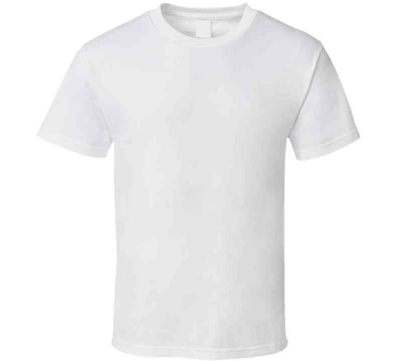 Plain white t-shirt as a base for a Canada superhero shirt design