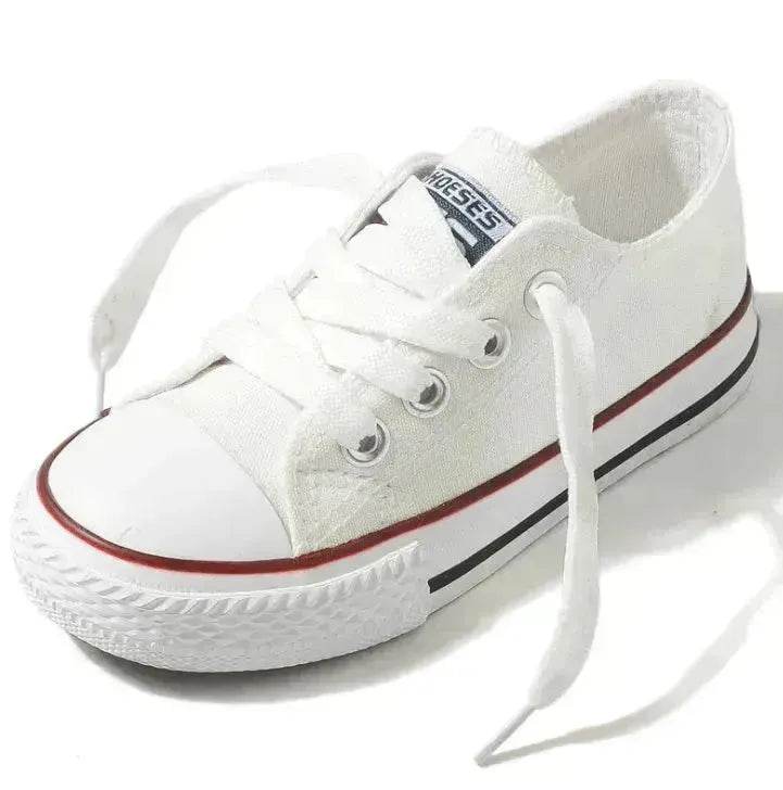 Canvas shoes non-slip casual shoes student parent-child shoes new baby shoes white shoes - www.Shopthatapp.com