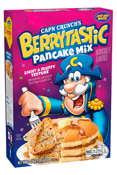 Cap'n Crunch's Berrytastic Pancake Mix - www.Shopthatapp.com