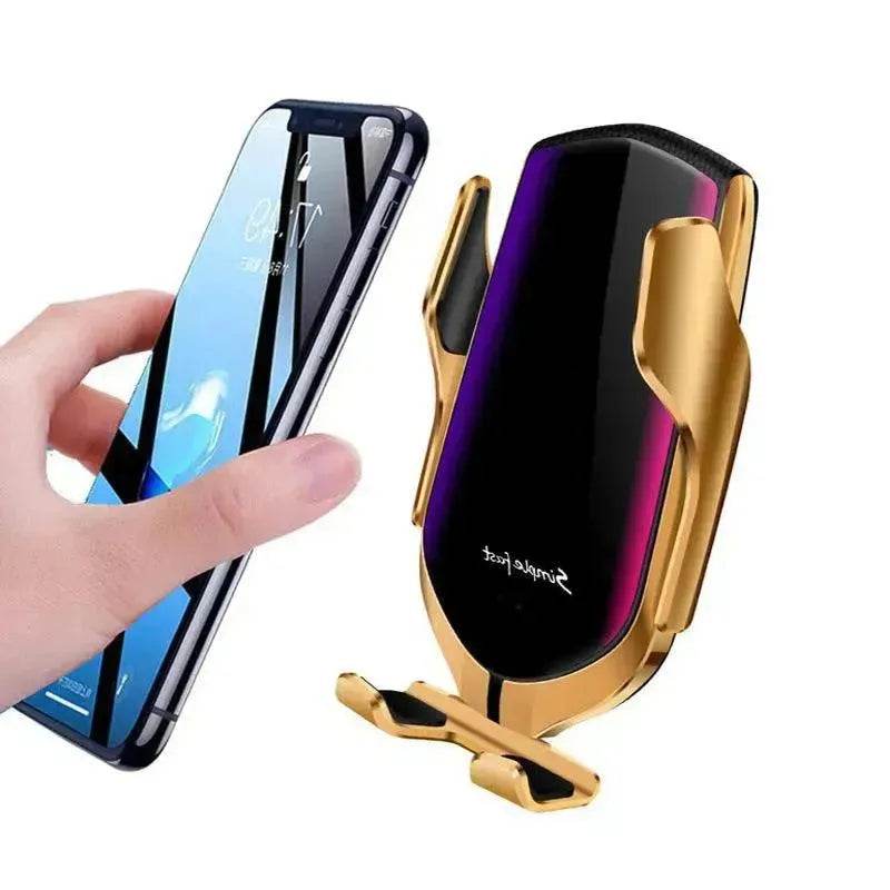 Car holder mobile phone wireless charger - www.Shopthatapp.com