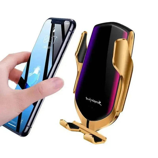 Car holder mobile phone wireless charger - www.Shopthatapp.com