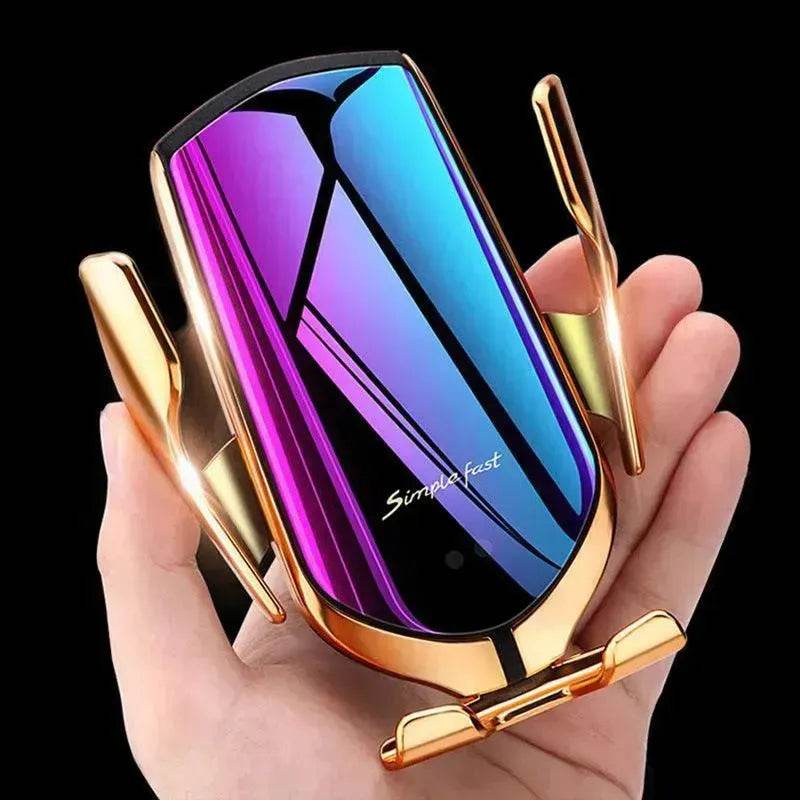Car holder mobile phone wireless charger - www.Shopthatapp.com