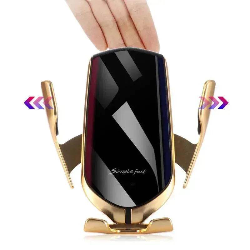 Car holder mobile phone wireless charger - www.Shopthatapp.com