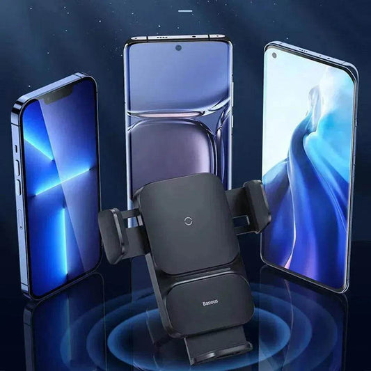 Car Mobile Phone Holder Wireless Charger - www.Shopthatapp.com
