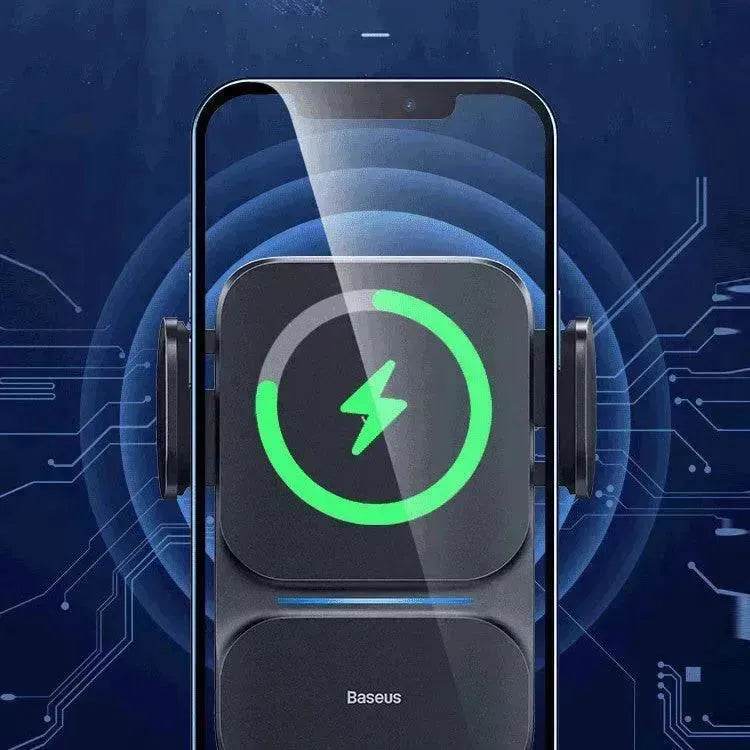Car Mobile Phone Holder Wireless Charger - www.Shopthatapp.com