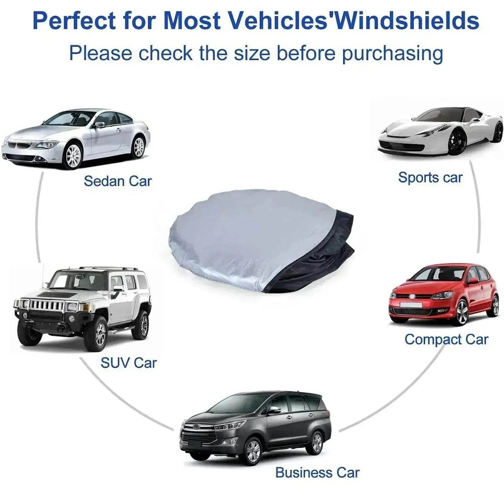 Car Sun Block Sunscreen Heat Insulation Silver Tape Sun Block - www.Shopthatapp.com