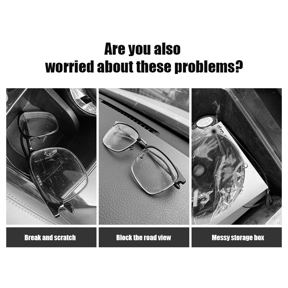 Support de lunettes de soleil pour pare-soleil de voiture