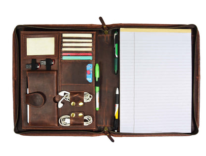 Caraquet Leather Travel Organizer - Walnut Brown - www.Shopthatapp.com