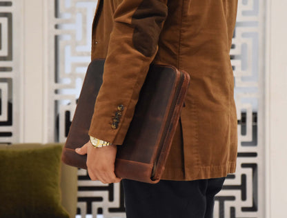 Caraquet Leather Travel Organizer - Walnut Brown - www.Shopthatapp.com