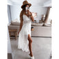 Caroline Crochet Jumpsuit Dress with Shorts - www.Shopthatapp.com