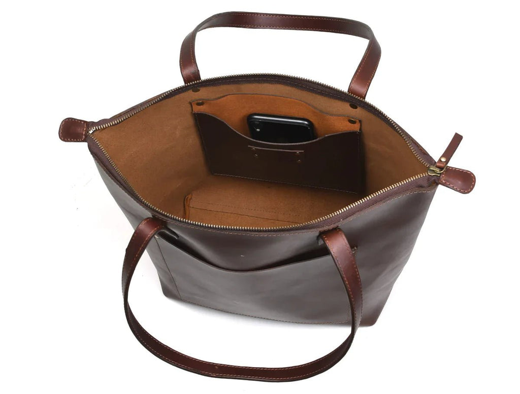 Cassidy Leather Tote Bag - www.Shopthatapp.com