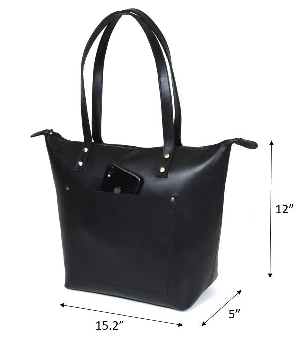 Cassidy Leather Tote Bag - www.Shopthatapp.com
