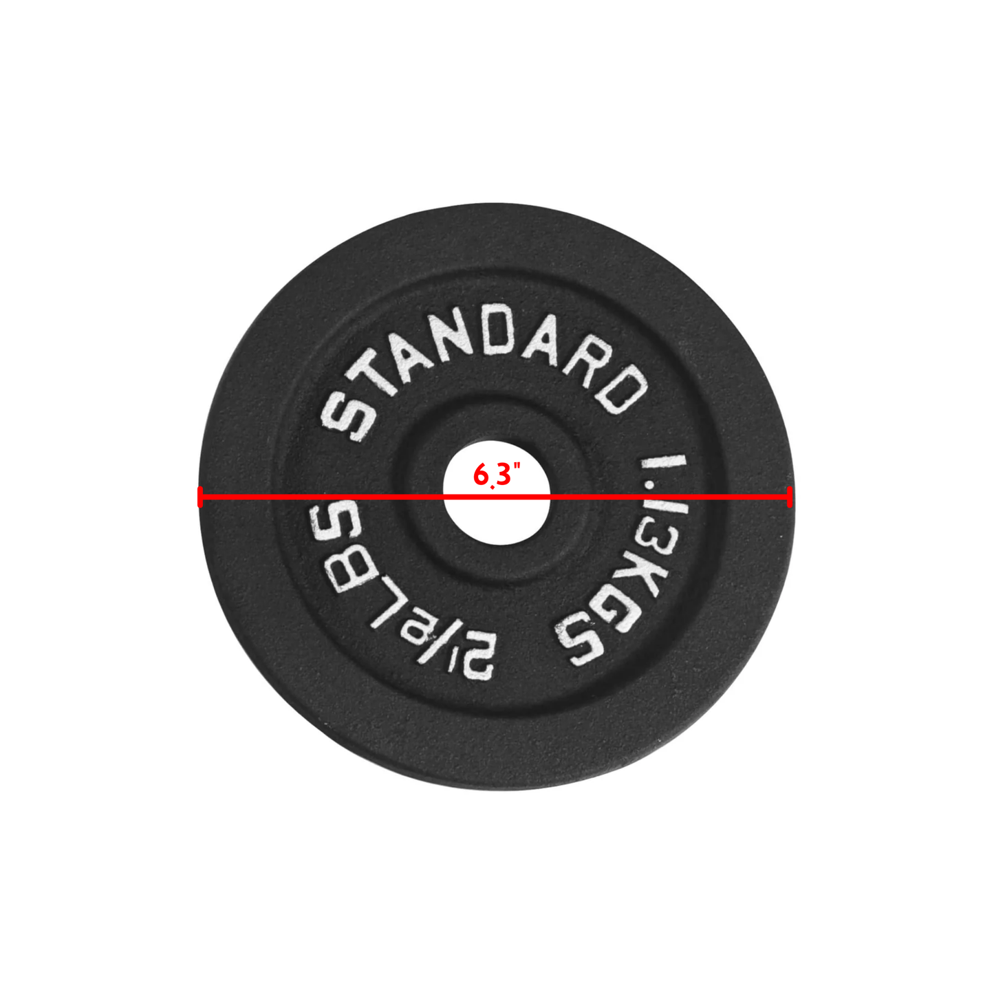 Gewichtsscheiben aus Gusseisen – Standard, Olympisch in Pfund, Kilogramm