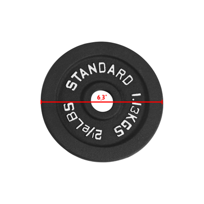 Gewichtsscheiben aus Gusseisen – Standard, Olympisch in Pfund, Kilogramm