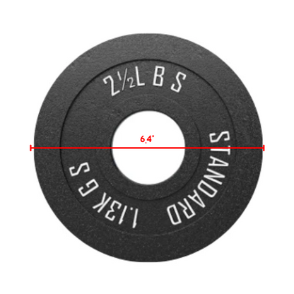 Gewichtsscheiben aus Gusseisen – Standard, Olympisch in Pfund, Kilogramm