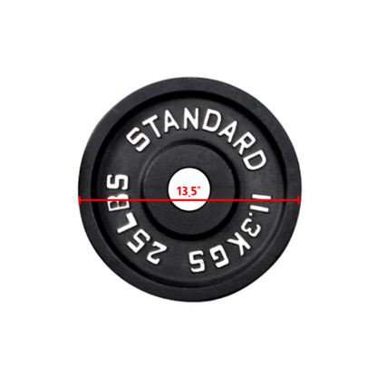 Gewichtsscheiben aus Gusseisen – Standard, Olympisch in Pfund, Kilogramm