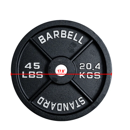 Gewichtsscheiben aus Gusseisen – Standard, Olympisch in Pfund, Kilogramm