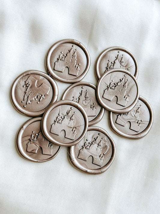 Castle wax seals - Set of 9 - www.Shopthatapp.com