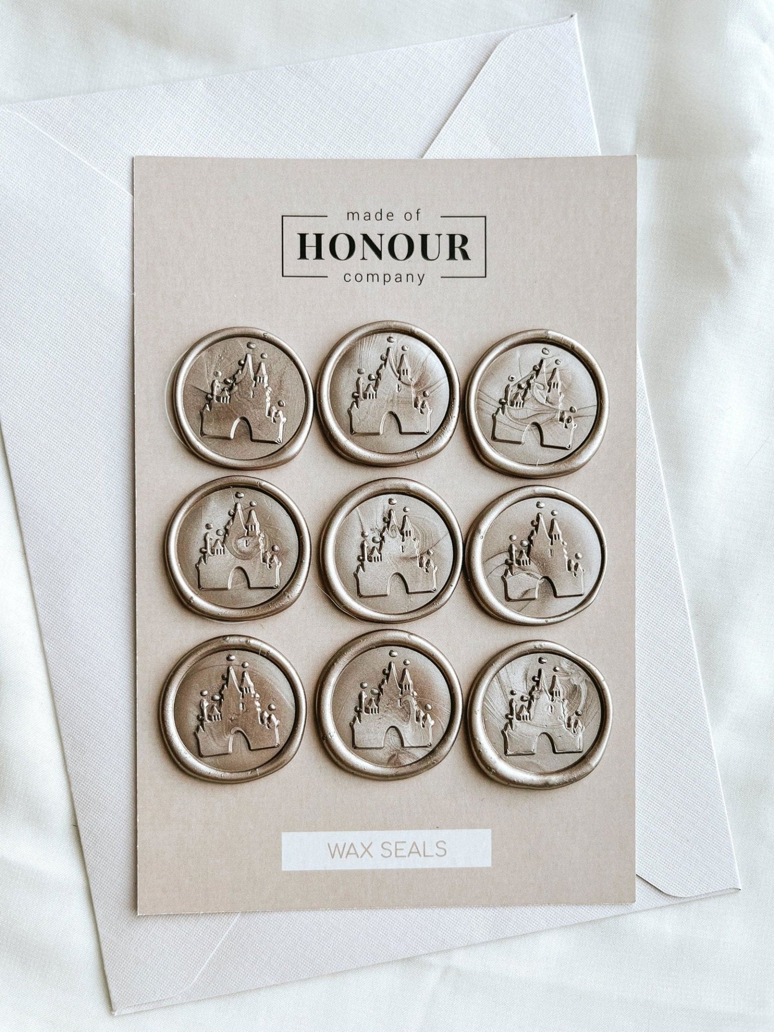 Castle wax seals - Set of 9 - www.Shopthatapp.com