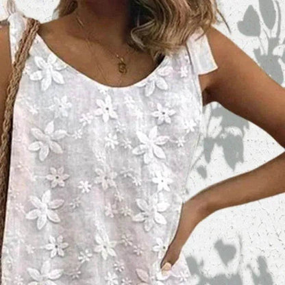 Casual And Sweet Lace Bow Shoulder Strap Jumpsuit - www.Shopthatapp.com