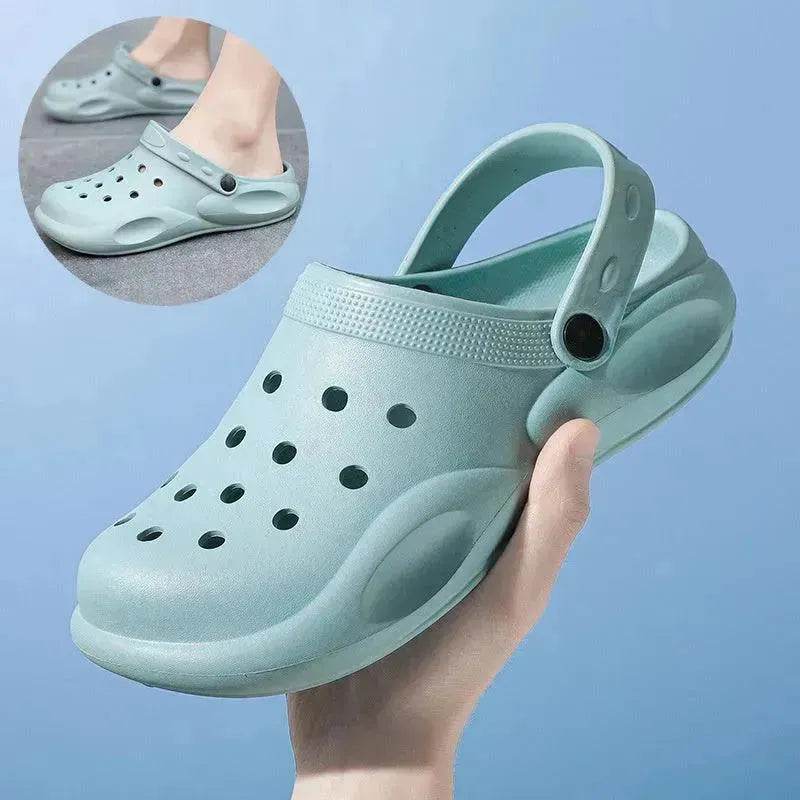 Casual Beach Baotou Sandals Non-slip Garden Clogs Shoes for Summer 2025 - www.Shopthatapp.com