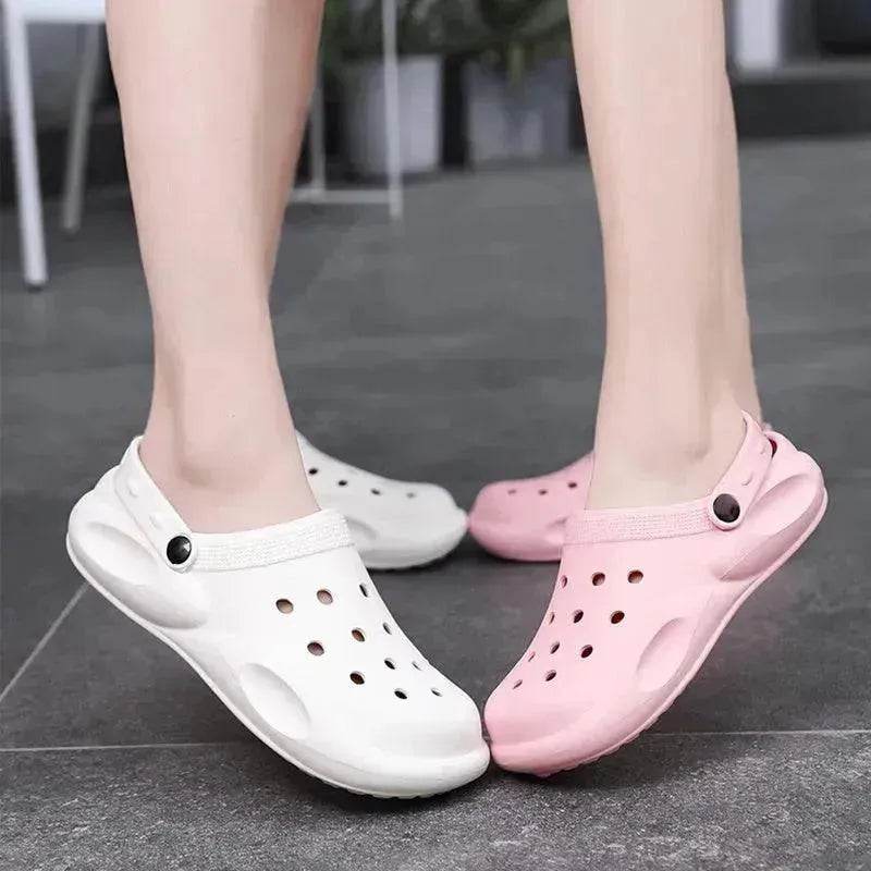 Casual Beach Baotou Sandals Non-slip Garden Clogs Shoes for Summer 2025 - www.Shopthatapp.com