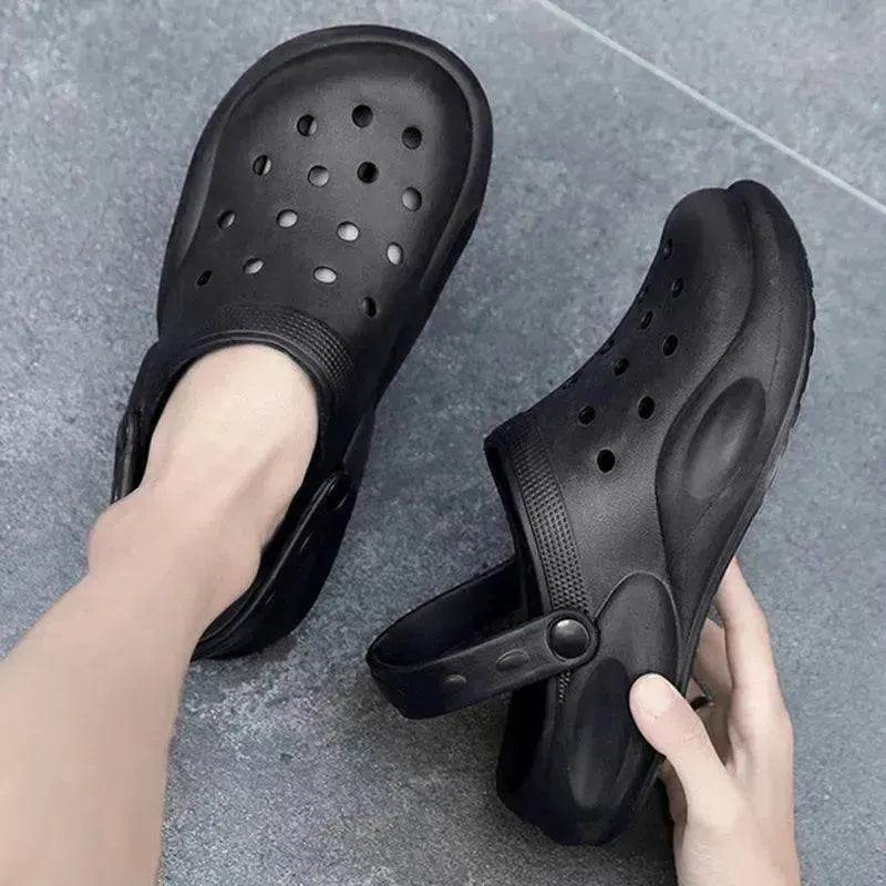Casual Beach Baotou Sandals Non-slip Garden Clogs Shoes for Summer 2025 - www.Shopthatapp.com