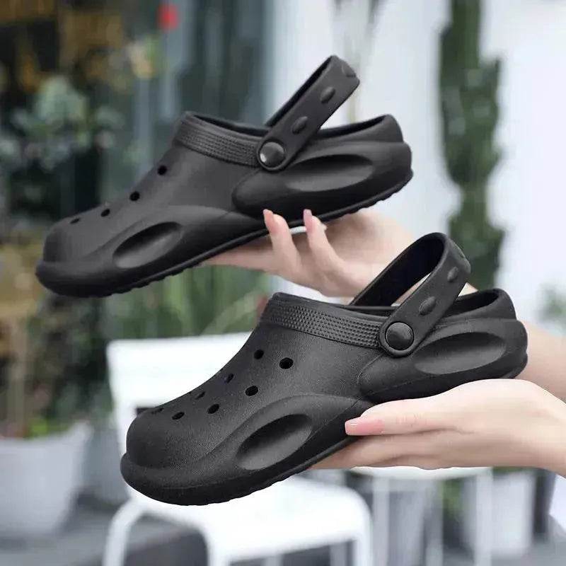Casual Beach Baotou Sandals Non-slip Garden Clogs Shoes for Summer 2025 - www.Shopthatapp.com