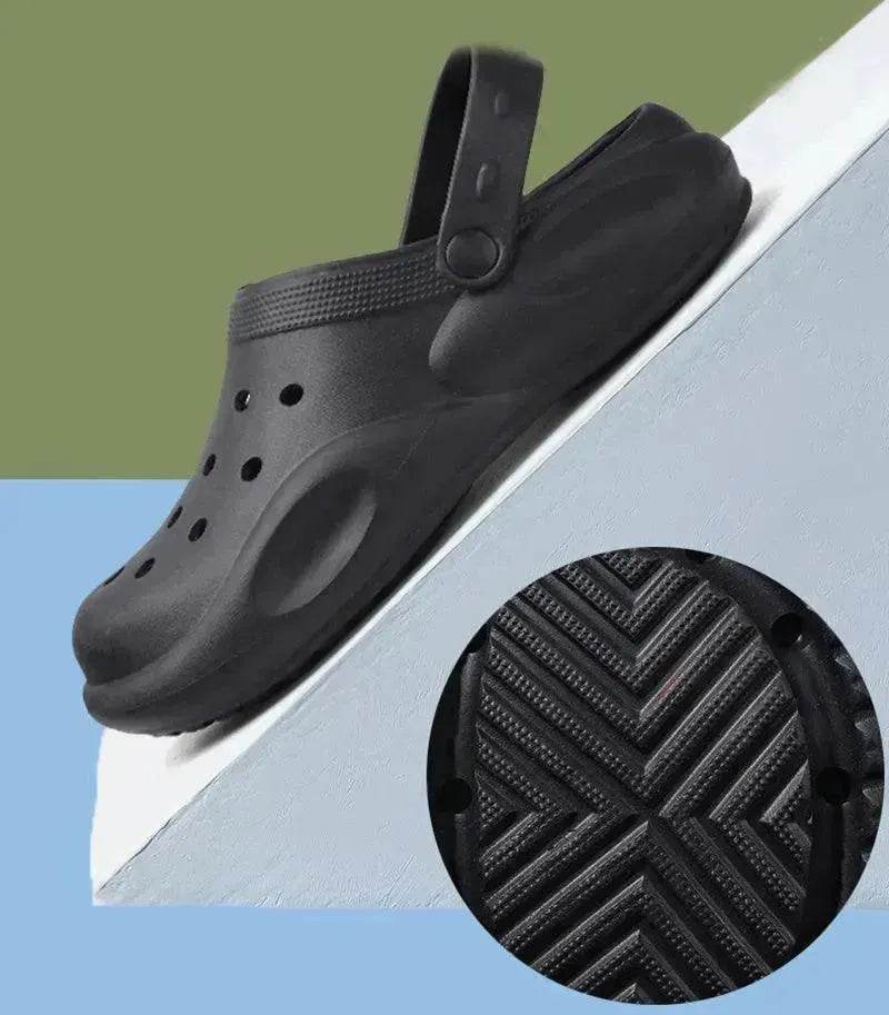 Casual Beach Baotou Sandals Non-slip Garden Clogs Shoes for Summer 2025 - www.Shopthatapp.com