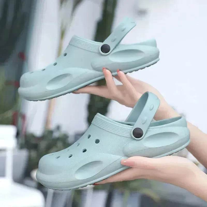 Casual Beach Baotou Sandals Non-slip Garden Clogs Shoes for Summer 2025 - www.Shopthatapp.com