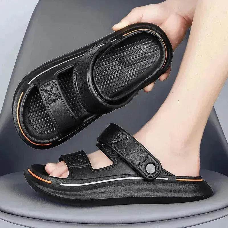 Casual Beach Shoes Non-slip Wear-resistant Platform Couples Sandals - www.Shopthatapp.com