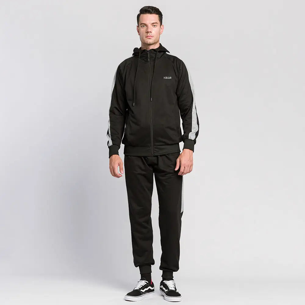 Casual Fashion Hooded Start Sweatshirt Suit Men - www.Shopthatapp.com