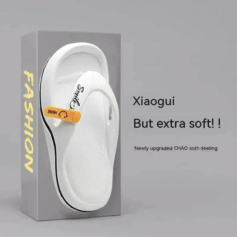 Casual Flip Flops Men's Outer Wear Plus Size All-matching Beach Shoes Men's Slippers - www.Shopthatapp.com