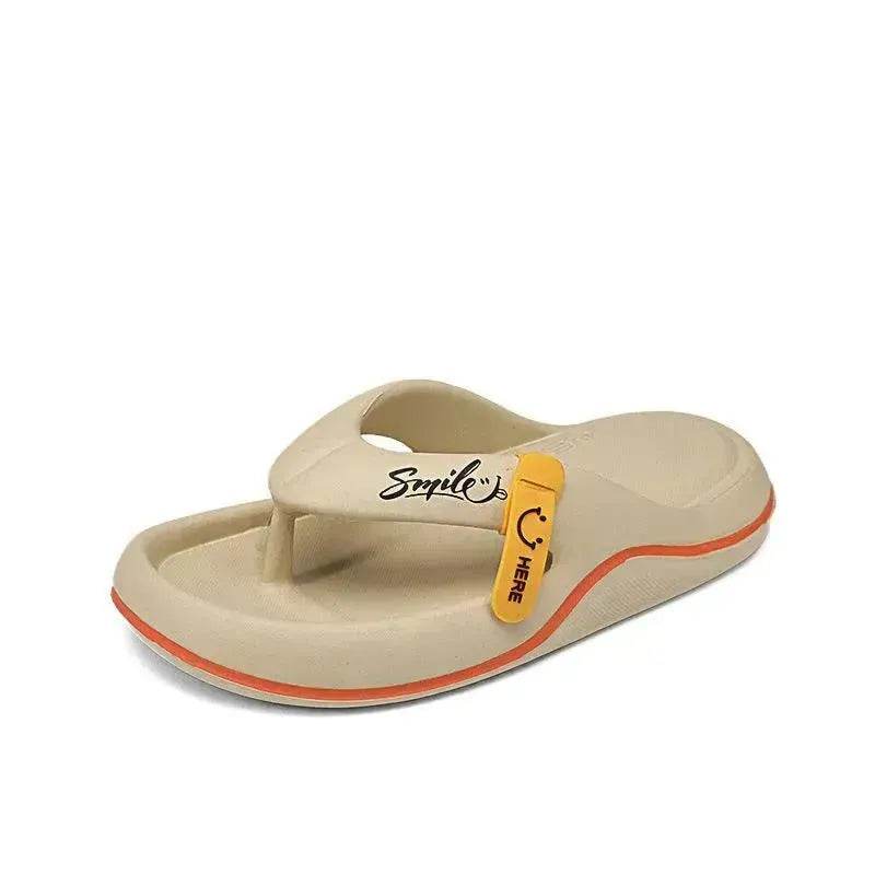 Casual Flip Flops Men's Outer Wear Plus Size All-matching Beach Shoes Men's Slippers - www.Shopthatapp.com