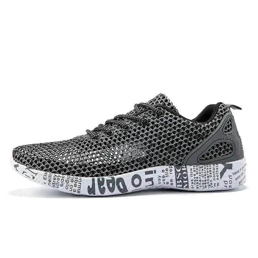 Casual Men's Shoes Breathable Sneakers Match Hollow Lace Board Shoes - www.Shopthatapp.com