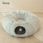 Maison de lit pour chat Donut 2 en 1