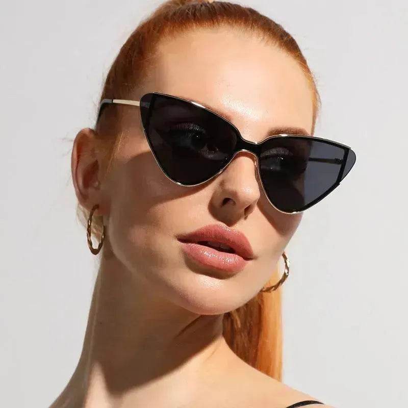 Cat's Eye Retro Sunglasses For Women - www.Shopthatapp.com