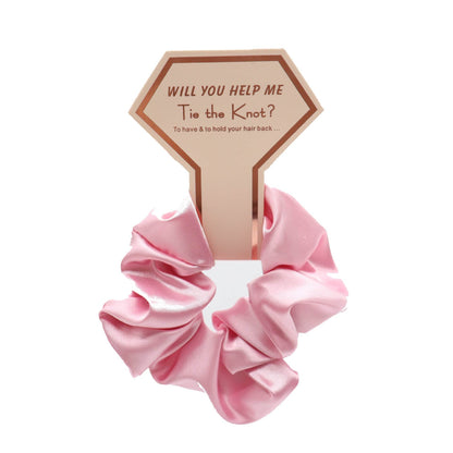 Luxury Silk Satin Hair Scrunchies Hair Ties women - www.Shopthatapp.com