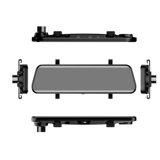 HD Night Vision Front And Rear 10 Inch 12 Inch Streaming Media Electronic Rearview Mirror - www.Shopthatapp.com