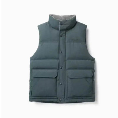 Winter Sleeveless Duck Down Windproof Vest Down Jacket Coat for men - www.Shopthatapp.com