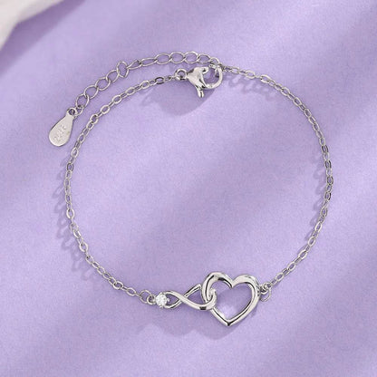 Heart-shape Bracelet Fashion Jewelry Versatile Love Bracelet Gift For Girlfriend Valentine's Day - www.Shopthatapp.com