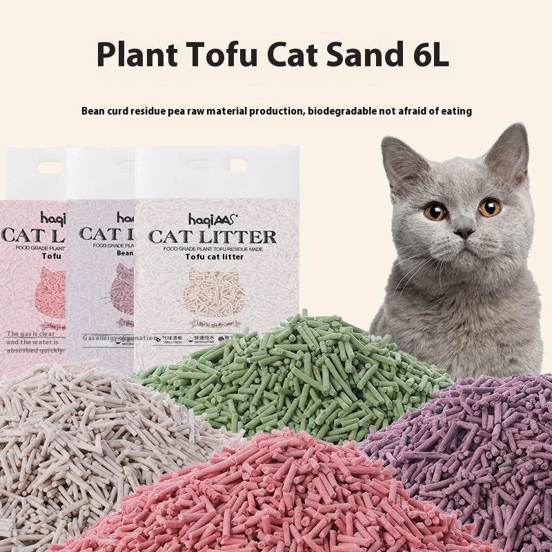 Original Soyabean Tofu Cat Litter Green Tea Mixed Plant - www.Shopthatapp.com