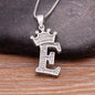 Letter Pendant with Chain - Silver