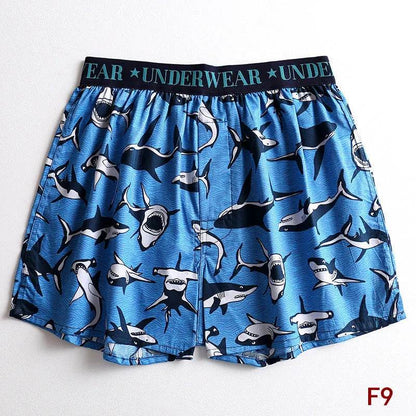 Cartoon Printed Cotton Men's Underwear Loose Boxer Short Breathable - www.Shopthatapp.com