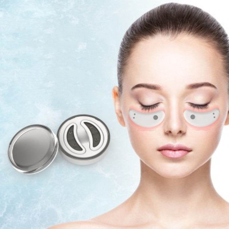 EMS Eye Massager Relief Eye Facial Relaxation Tool Electric Red Light Eye Heating Pad Black Eye Bag Removal Anti-Wrinkle - www.Shopthatapp.com