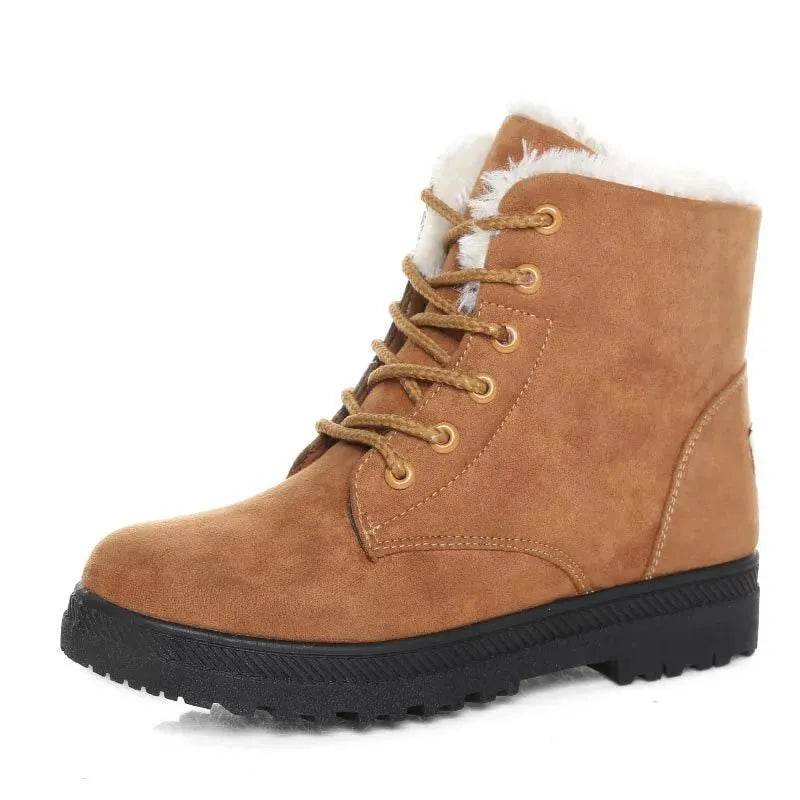 Winter Snow Boots With Warm Plush Ankle Boots For Women Shoes - www.Shopthatapp.com