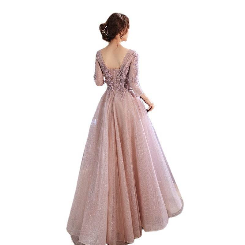 Banquet Sequined Princess formal Dress Evening Party Dress - www.Shopthatapp.com