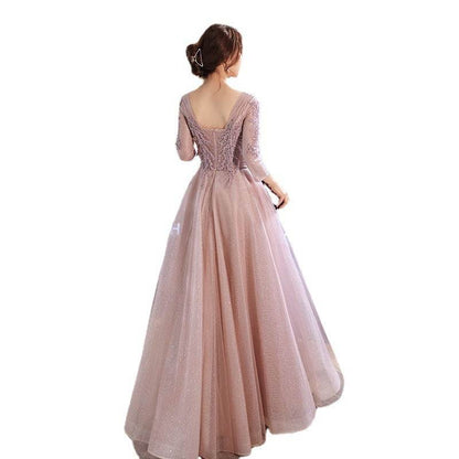 Banquet Sequined Princess formal Dress Evening Party Dress - www.Shopthatapp.com